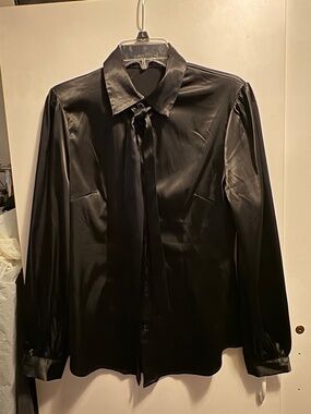 Katakomb stretch satin blouse L